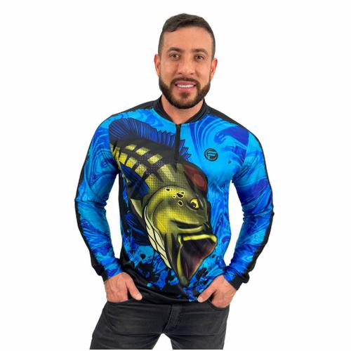 Camisa de Pesca Premium Skin Pirarucu - Zé do Anzol