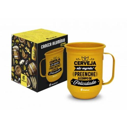 Caneca Porcelana Premium BrasFoot Inter Serie Ouro 360 ML Urban