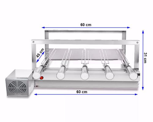 Assador Churrasqueira a Gás Espeto Giratório Hidro - Refrisol