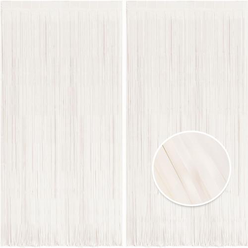 Cortina de Franjas BRAVESHINE - Pacote com 2 Unidades (2,4m x 2,5m) - Branca
