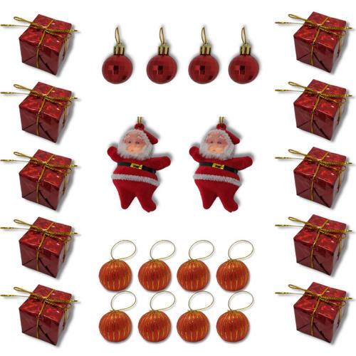 Kit Decoração Vermelho para Árvore de Natal 150cm - 01 unidade - Cromus  Natal - Rizzo Embalagens - Rizzo Embalagens