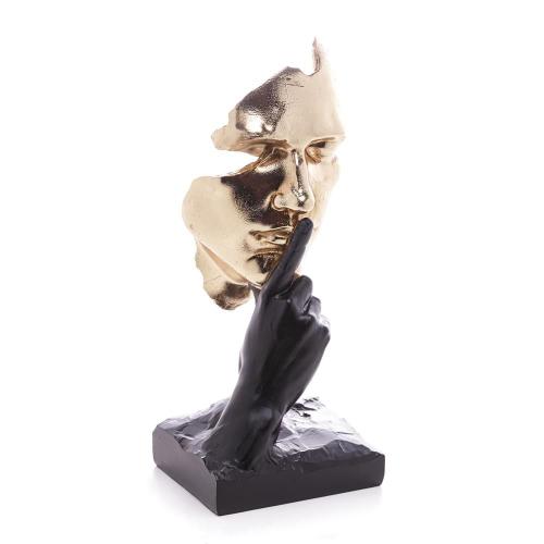 Escultura Em Cerâmica Xadrez Gelo Perolado Buzzio's Rei