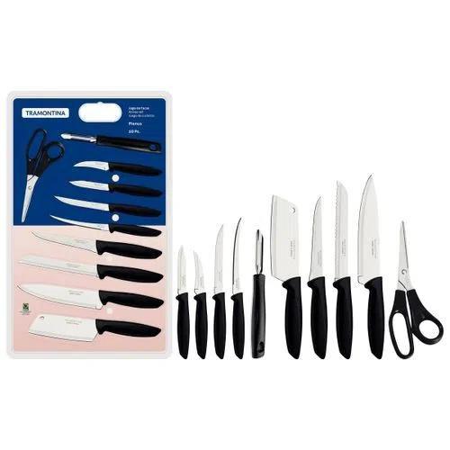 Oster Gunderson 6 Piece Black Stainless Steel Cutlery Set