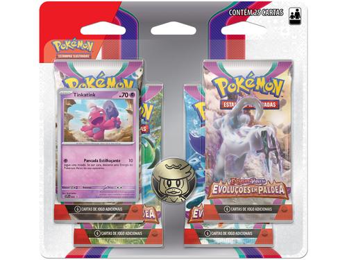 Box Pokémon Coleção Paldea Fuecoco com Broche e Carta Gigante Koraidon EX  Copag - Deck de Cartas - Magazine Luiza