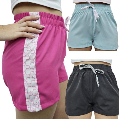 Shorts Esportivo Feminino Com Bolso Lateral - Hering Store