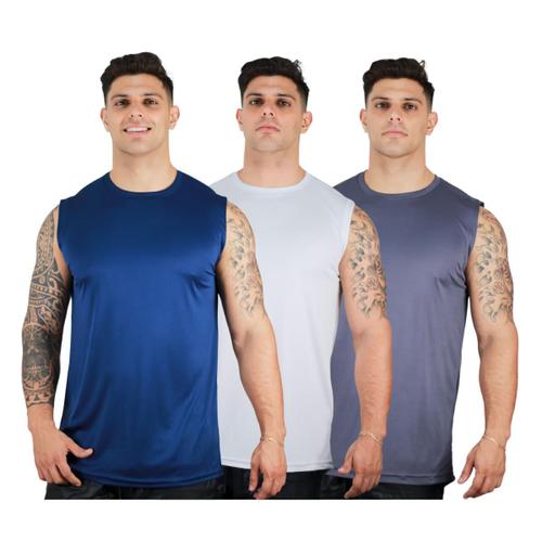 Blusa Regata Cavada Visco Academia Fitness - Preto