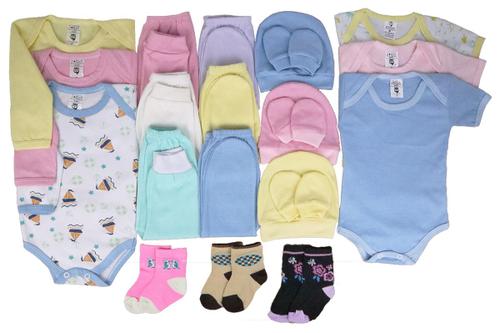 Kit 30 Peças Enxoval Bebes Roupas Para Recém Nascido