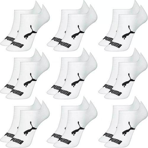 Kit 9 Pares Meias Puma Sapatilha Algodão Cano Baixo Meia Soquete Adulto Masculino Feminino Original