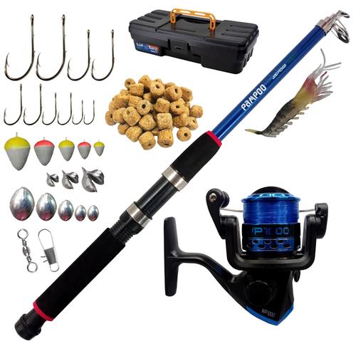 Kit Completo Vara De Pesca P/ Molinete 45 Itens Kit Infantil - Albatroz -  Kit Vara e Molinete - Magazine Luiza