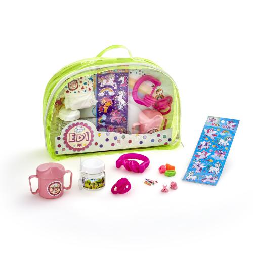 Kit 5 Maquiagem para bonecas Infantil Sombra e batom - Shop Macrozao