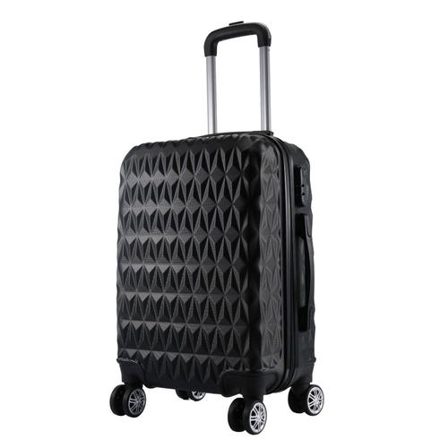 Mala de Bordo Viagem Pequena ABS Ac74 C/ 4 Rodinhas 360º - (Regulamentação ANAC) (55 x 35 x 22cm) 
