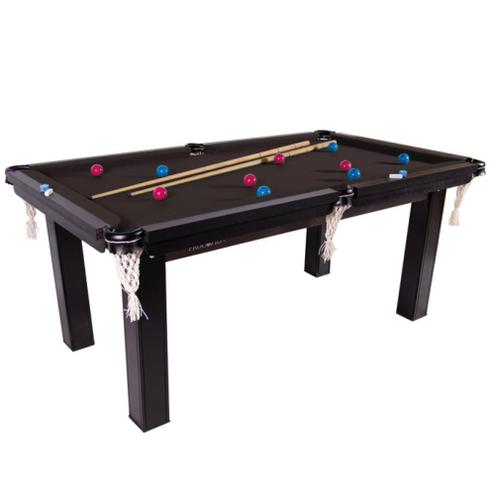 Mesa de Bilhar Hobby Vintage com Tampo de Ping Pong - Nelson Bilhares