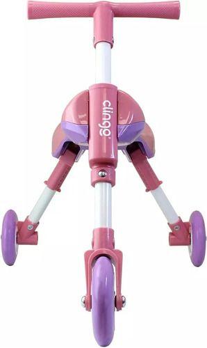 Triciclo Infantil Velobaby Rosa - TotalBaby Store