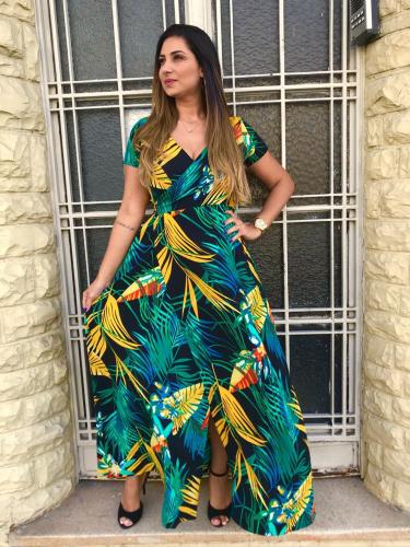 Vestido longo store anos 60