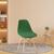 01 Capa De Cadeira Charles Eiffel Nordic Eames Luxo Sala Quarto Malha Gel Premium Moderna Verde