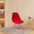 02 Capas De Cadeira Charles Eiffel Nordic Eames Luxo Sala Quarto Malha Gel Premium Moderna Vermelho