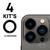 04X Kits Película de Proteção Lente Câmera Para iPhone 14 Pro 14 Pro Max - Beleza, Charme e Proteção Preto