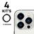 04X Kits Película de Proteção Lente Câmera Para iPhone 14 Pro 14 Pro Max - Beleza, Charme e Proteção Prata