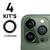04X Kits Película de Proteção Lente Câmera Para iPhone 14 Pro 14 Pro Max - Beleza, Charme e Proteção Verde