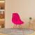 08 Capas De Cadeira Charles Eiffel Nordic Eames Luxo Sala Quarto Malha Gel Premium Moderna Rosa Chiclete