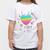 1 Camiseta Infantil Personalizada vários Pop it blusa Fidged Toys Branco