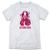 1 Camiseta Outubro Rosa Luvas Boxe Empodeiramento Feminino Branco