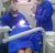 1 Combo Paramentação Cirurgia Odontologica tecido 1 Campo Paciente 2 Capotes Cirúrgico ( Aventais ). Azul