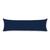 1 Fronha Travesseiro de Corpo Xuxão 1,30 x 40cm Com Zíper Algodão 180 fios Azul Marinho