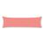 1 Fronha Travesseiro de Corpo Xuxão 1,30 x 40cm Com Zíper Algodão 180 fios Rosê