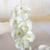 1 Haste De Orquídea Artificial Silicone Para Decorações 69cm Branca