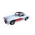 1 Miniatura Chevrolet Corvette 1957 Carro Metal Abre Porta Branco