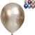 10 Balão Bexiga Cromado, Balões 9 Polegadas Pacote De 10 Unds, Balão Metalizado Brilhante Champagne