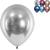 10 Balão Bexiga Cromado, Balões 9 Polegadas Pacote De 10 Unds, Balão Metalizado Brilhante Prata
