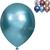 10 Balão Bexiga Cromado, Balões 9 Polegadas Pacote De 10 Unds, Balão Metalizado Brilhante Verde