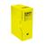 10 Caixa Arquivo Morto Organização Ofício Polionda Plástico Amarelo