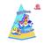 10 Caixas Cone Baby Shark com Aplique 3D Azul