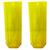 10 Copo Acrilico Long Drink Bebidas Suco Festas 350ML Cores Amarelo