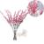 10 Galhos Flor Cerejeira Artificial 1,20m Decorativa Planta Rosa