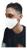 10 Máscara Proteção Adulto Tecido Duplo Lavável Confortável Branco