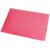 10 Pastas Ofício Documentos Plástico com Abas Transparente Cristal Rosa