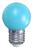 10 Peças - Lampada Led Bolinha 1w 127v E27 Colorida AZUL