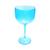 10 Taças De Gin Acrílico Colorido  550 ML Azul-bebê