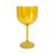 10 Taças De Gin Acrílico Colorido  550 ML  Dourado