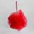 10 Unid Esponja Bucha de Nylon para Banho (8cm) (Sintética) Vermelho