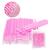 100 Microbrush Cotonete Limpeza Cílios - Escolha Sua Cor Rosa