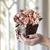 12 buques flores artificiais mini hortênsia artificial decorativa p guirlanda cestas preço atacado Rosa