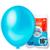 12 Unidades Balão Bexiga Liso Redondo Número 16 Polegadas Pic Pic - Balões Bexigas Várias Cores Para Festas e Comemorações Azul Claro