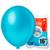 12 Unidades Balão Bexiga Liso Redondo Número 16 Polegadas Pic Pic - Balões Bexigas Várias Cores Para Festas e Comemorações Azul Piscina