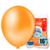 12 Unidades Balão Bexiga Liso Redondo Número 16 Polegadas Pic Pic - Balões Bexigas Várias Cores Para Festas e Comemorações Laranja