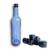 15 Garrafa de Vidro Vinho  Azul 750ml C/Tampa e Lacre Licor Preta